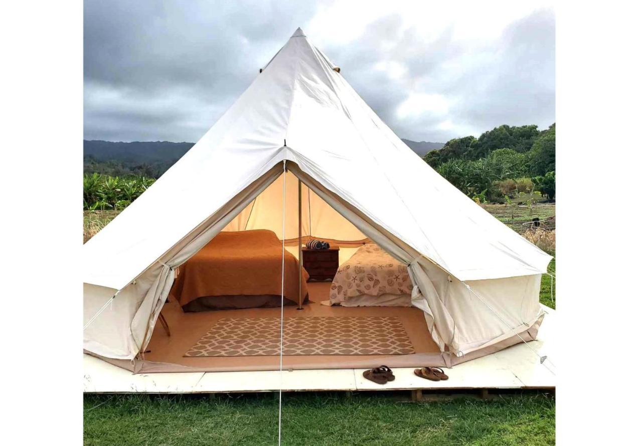 Maleka Farm: Tent Glamping North Shore Oahu Laie Extérieur photo