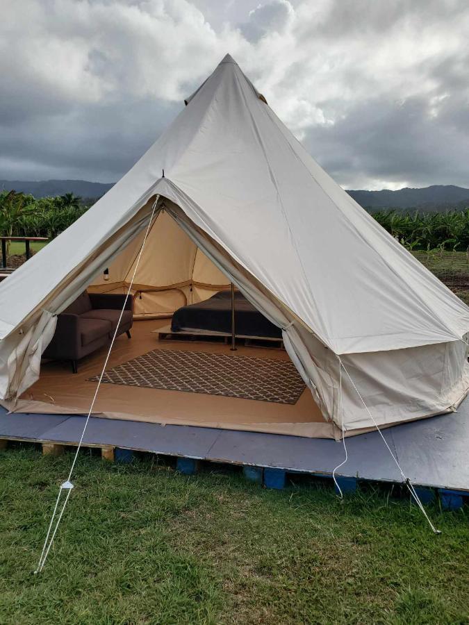 Maleka Farm: Tent Glamping North Shore Oahu Laie Extérieur photo