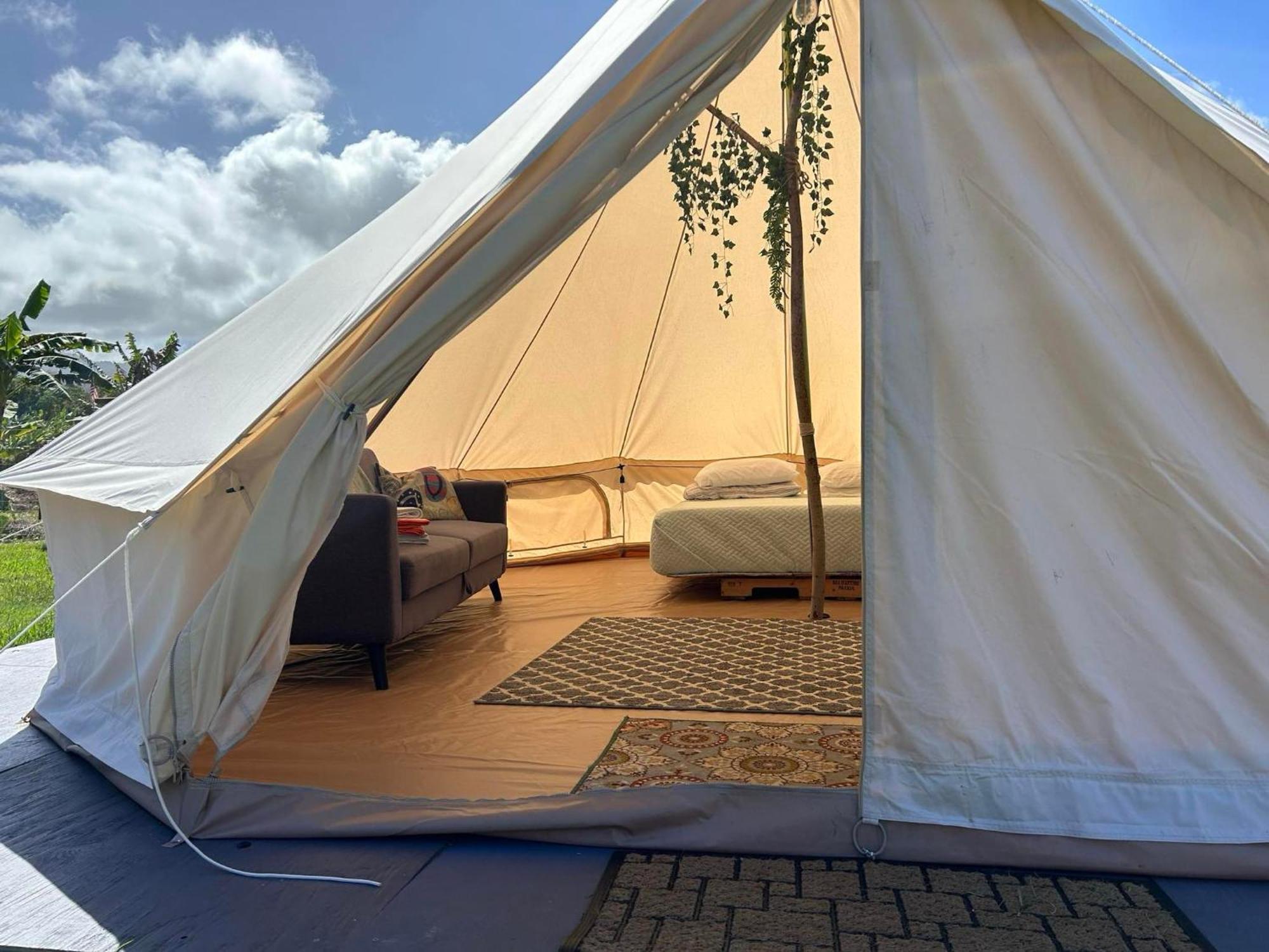 Maleka Farm: Tent Glamping North Shore Oahu Laie Extérieur photo